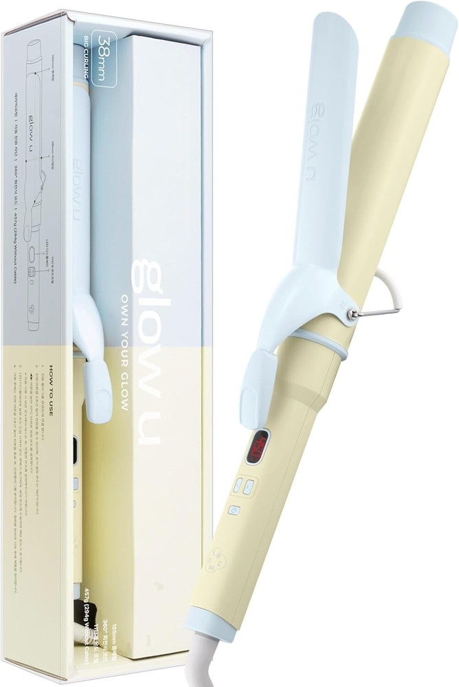 1.5 Inch Extra Long Curling Iron with 10 Heat Settings for Fast Styling