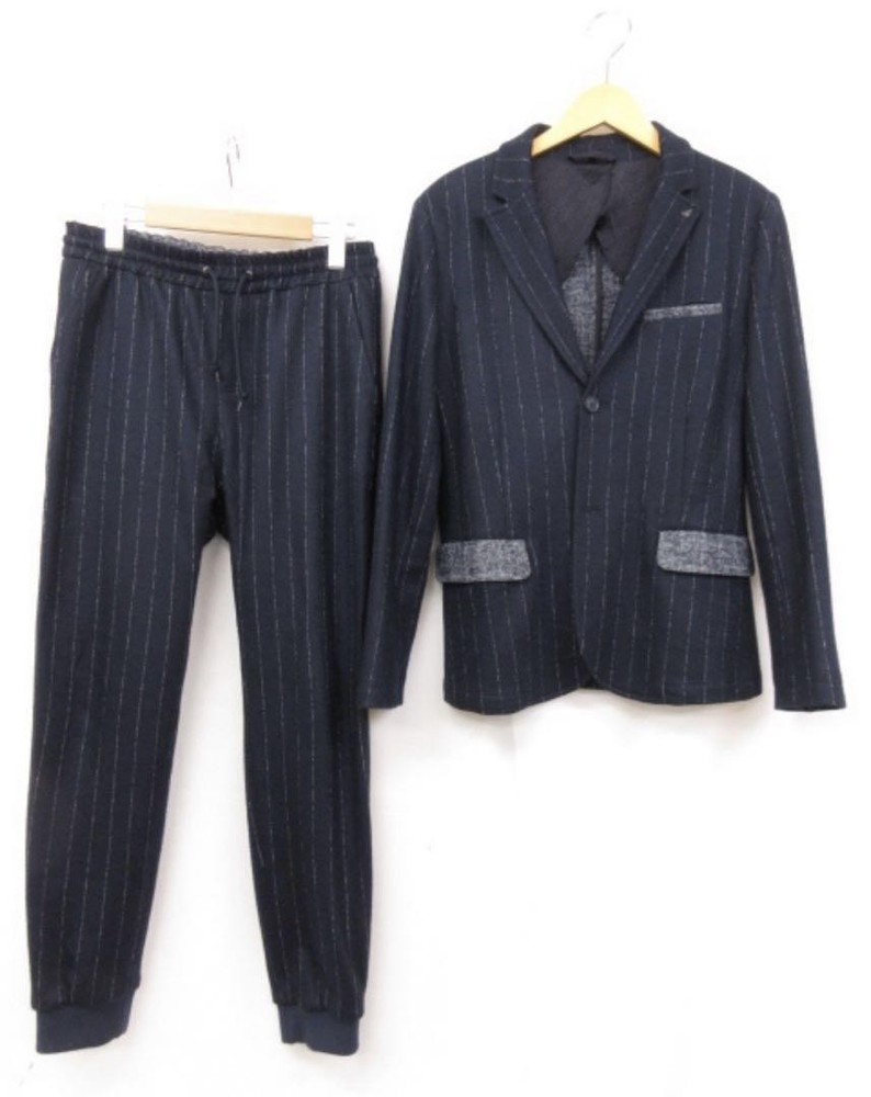 Armani Wool Suit Set Top and Bottom for Winter Warmth
