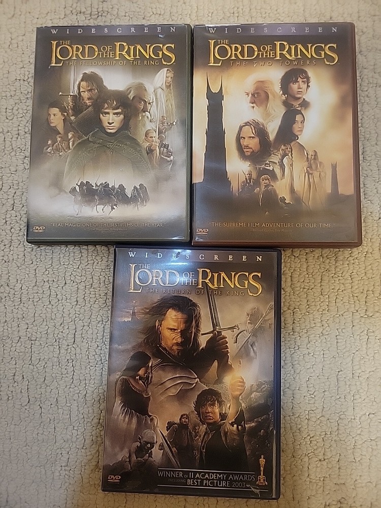 The Lord of the Rings Complete Movie Trilogy  - 6 Disc DVD Set Widescreen