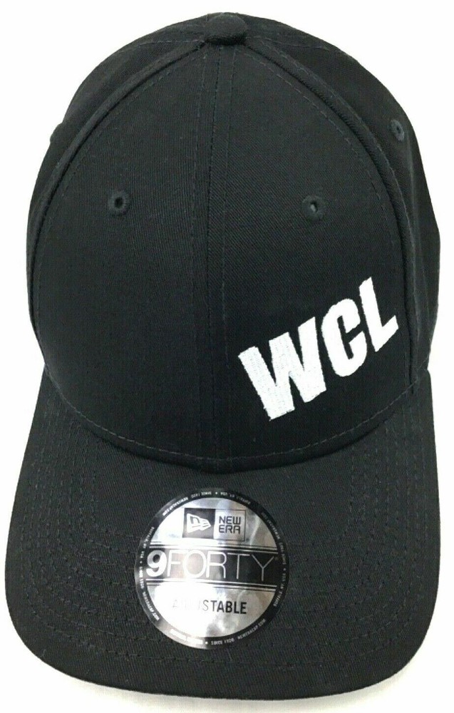 NEW ERA 9FIFTY Embroidered WCL Adjustable OSFM Baseball Cap Hat Black 2019 NWT