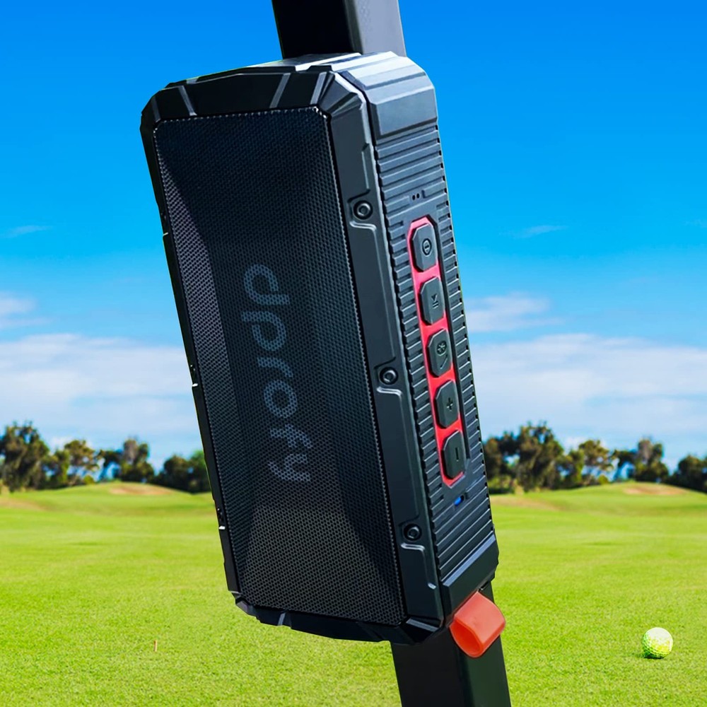 Pro Portable Magnetic Bluetooth Golf Speaker Wireless Waterproof IPX6/Shockpr...