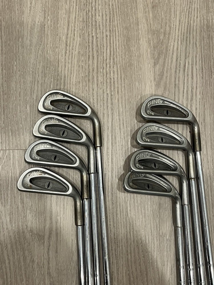 Ping Eye Black Dot Iron Set 3-PW ZZ Lite Flex Shaft Steel Golf Clubs Right Hand