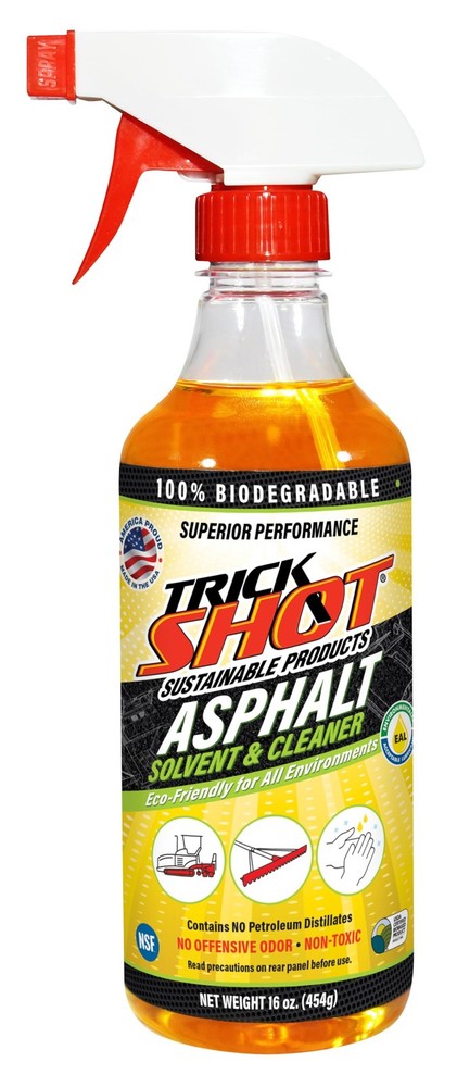 Trick Shot Asphalt Solvent and Cleaner - Biodegradable Industrial Degreaser f...