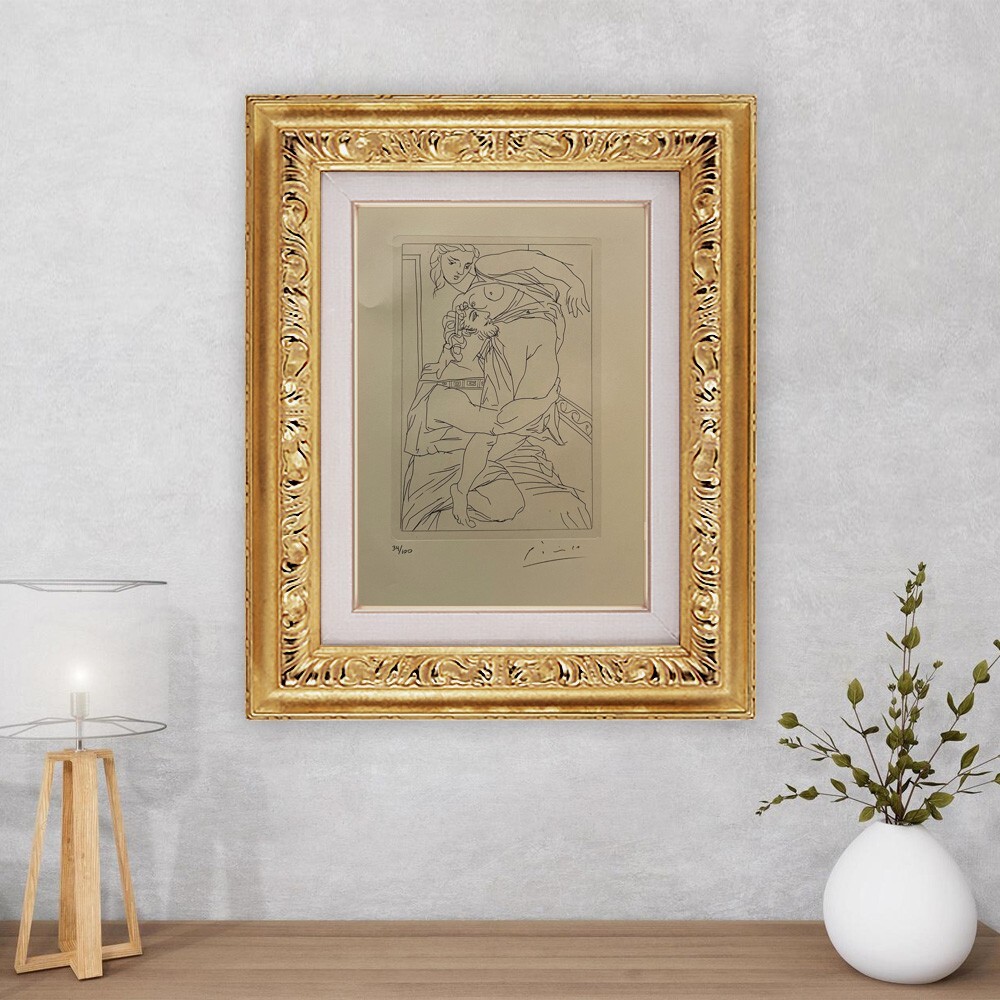 Pablo Picasso Original signed Print, COA and appraisal for $3,500 USD.