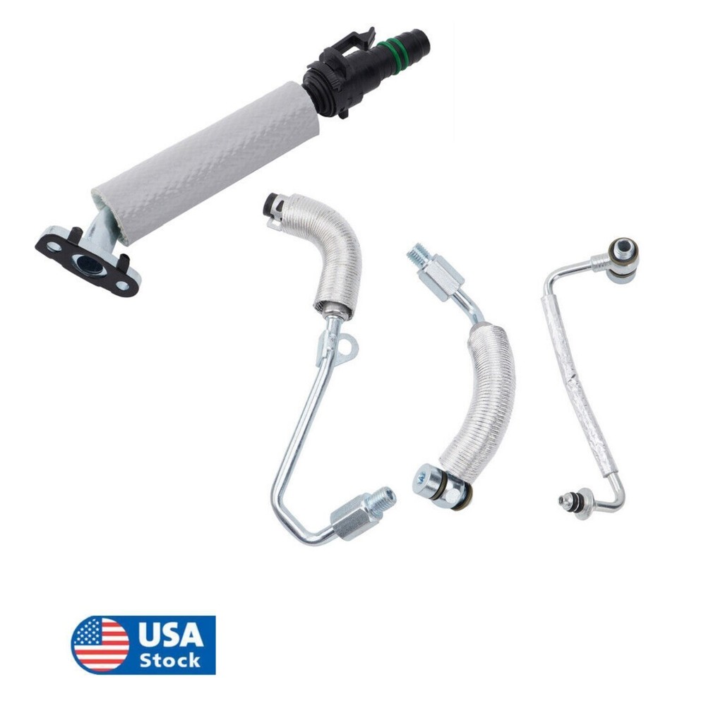 for1.4L Engine TURBO OIL FEED PIPE TUBE  55587854 55592600 55567067 55568031 4PC