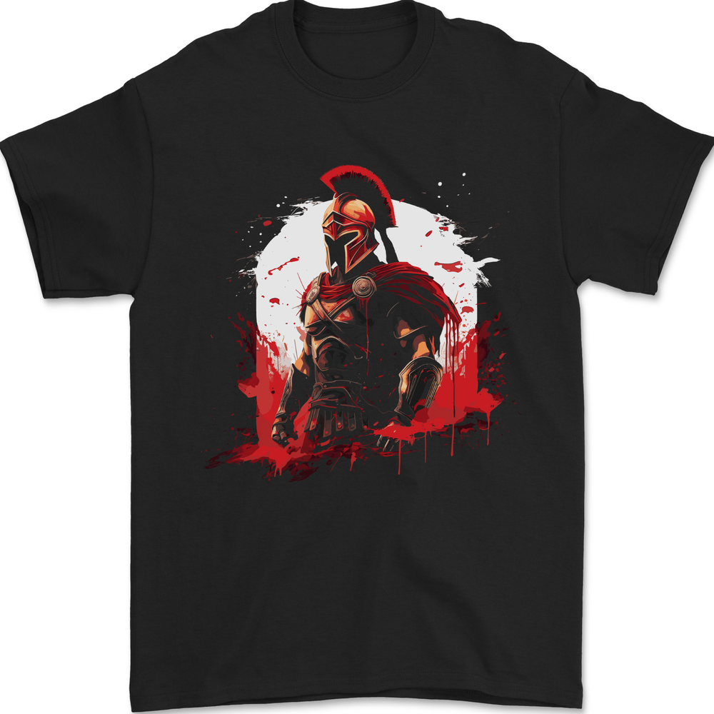 Roman Warrior Gym Training Top Bodybuilding Mens T-Shirt 100% Cotton