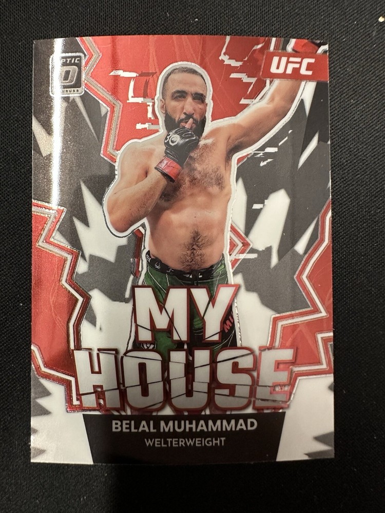 2023 Panini Donruss Optic UFC - My House #10 Belal Muhammad