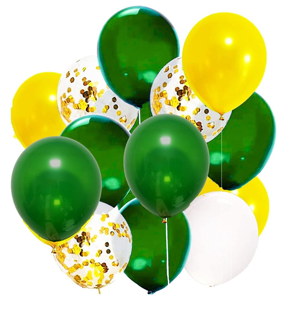 Graduation Party Decorations Green Yellow 2024/Green Yellow Graduation Decora...