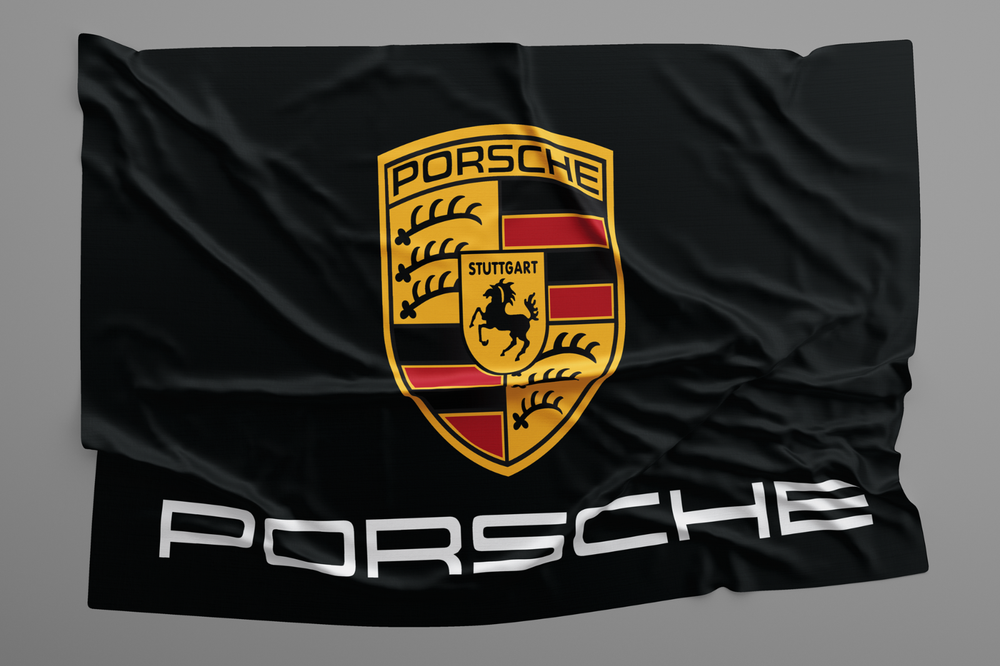 911 Garage Banner Motorsport Turbo S Car Flag 3x5 ft Taycan Cayenne Automotive