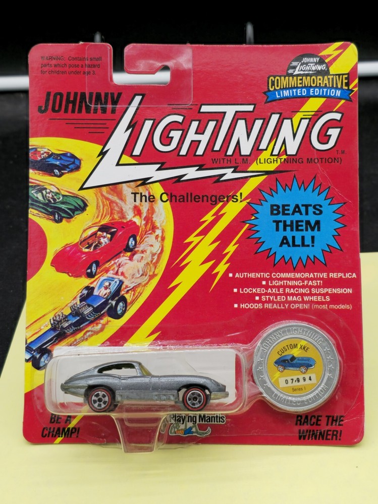 Johnny Lightning Challengers Custom XKE Gray Redline Commemorative 1993 I