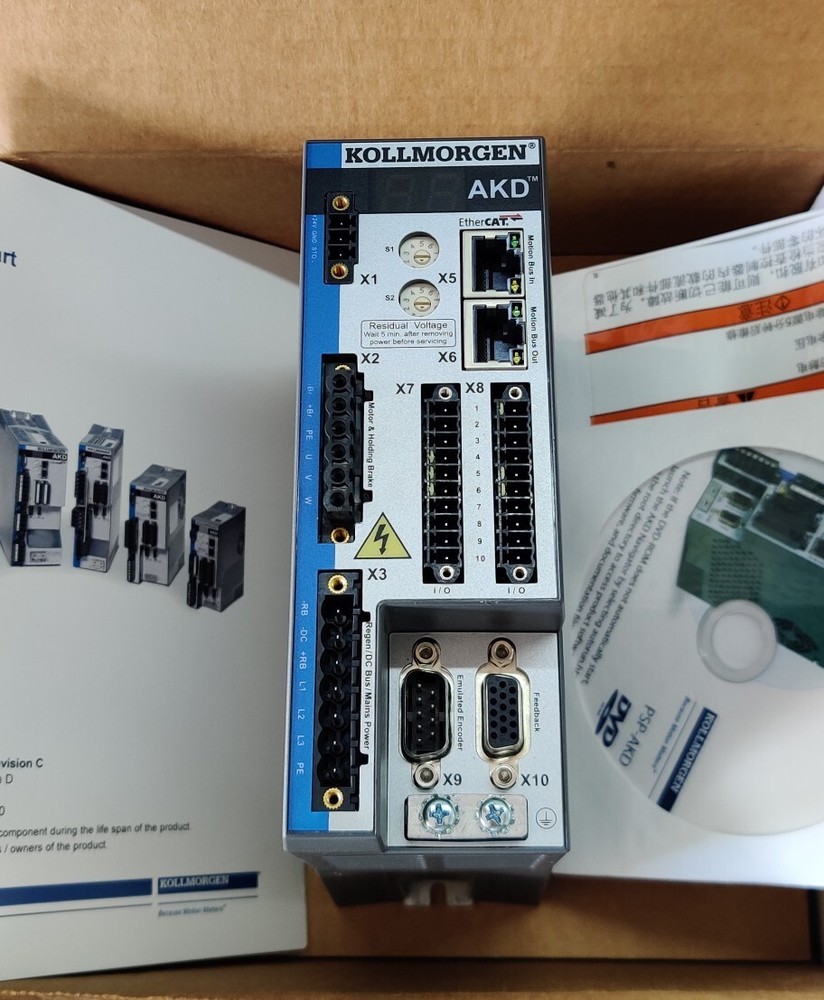 One Kollmorgen AKD-B01206-NBAN-0000 Servo Driver Expedited Shipping New