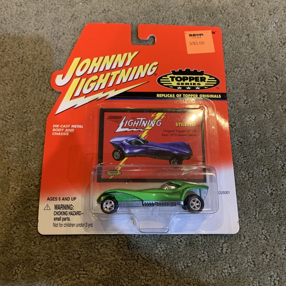 Johnny Lightning Topper Series Stiletto Diecast 1:64 car, 2000