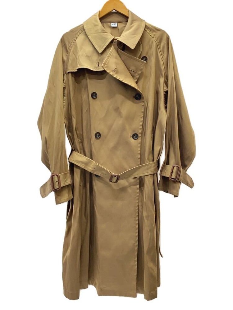 M53. Trench Coat/Free/Polyester/Beg/Ma-004// 7732