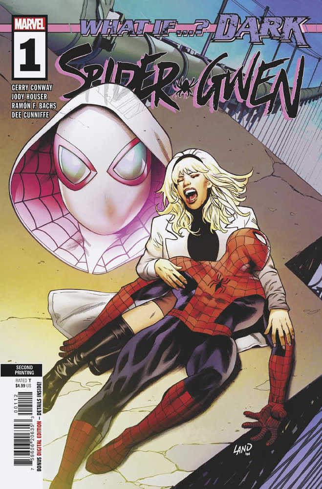 Dark Spider-Gwen Variant 2nd Print by Greg Land What If