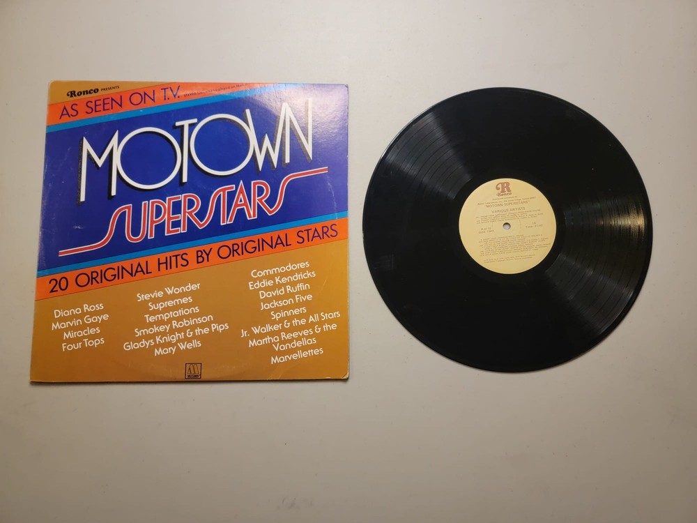 Motown Superstars - 20 Original Hits By The Original Stars 1976 Vinyl LP VG+