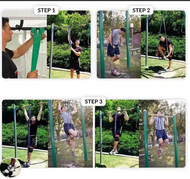 Resistance Bands Exercise Elastic Workout Ruber Loop Strength Rubber Band Gym