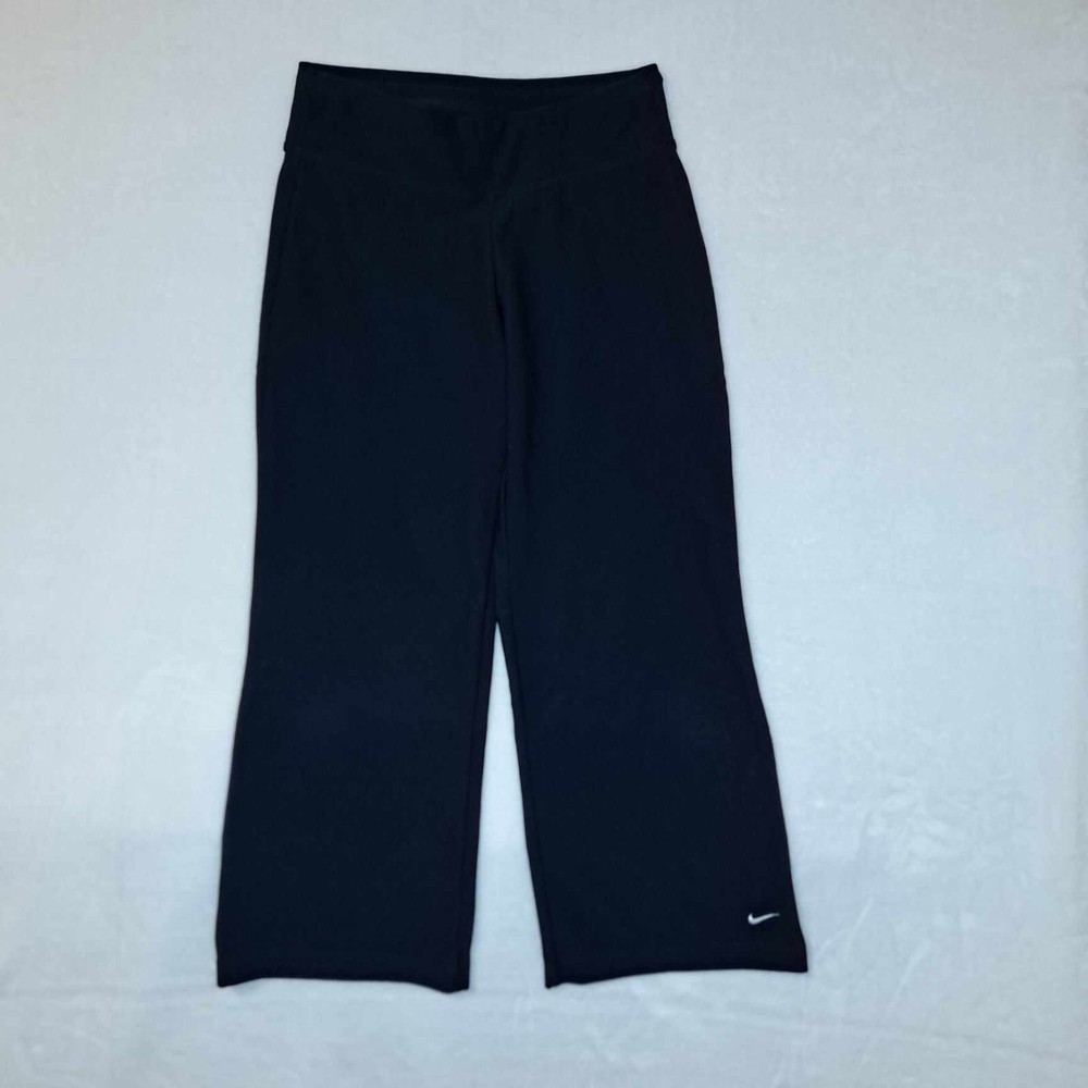 Nike Dri-Fit Womens Navy Blue Yoga Capri Leggings XS Gym Casual