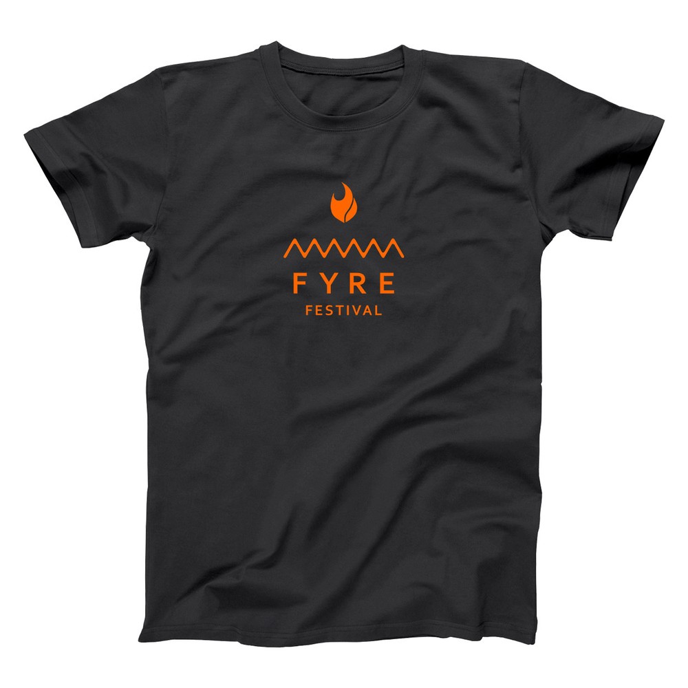 FYRE FESTIVAL ORANGE - Party music bahamas fest Black Men's T-Shirt