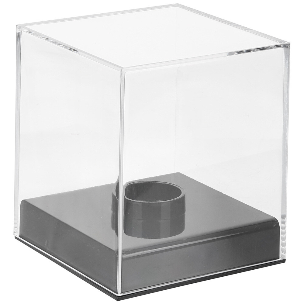 Clear Baseball Display Case Model Acrylic Storage Box Stand