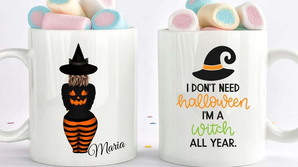 Custom Halloween Gift For Best Friend Halloween Mugs Personalized Birthday Mug