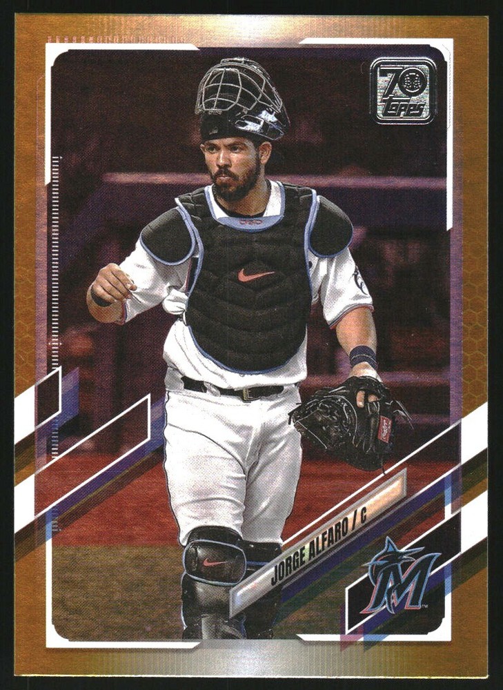 2021 Topps Gold Foil #87 Jorge Alfaro