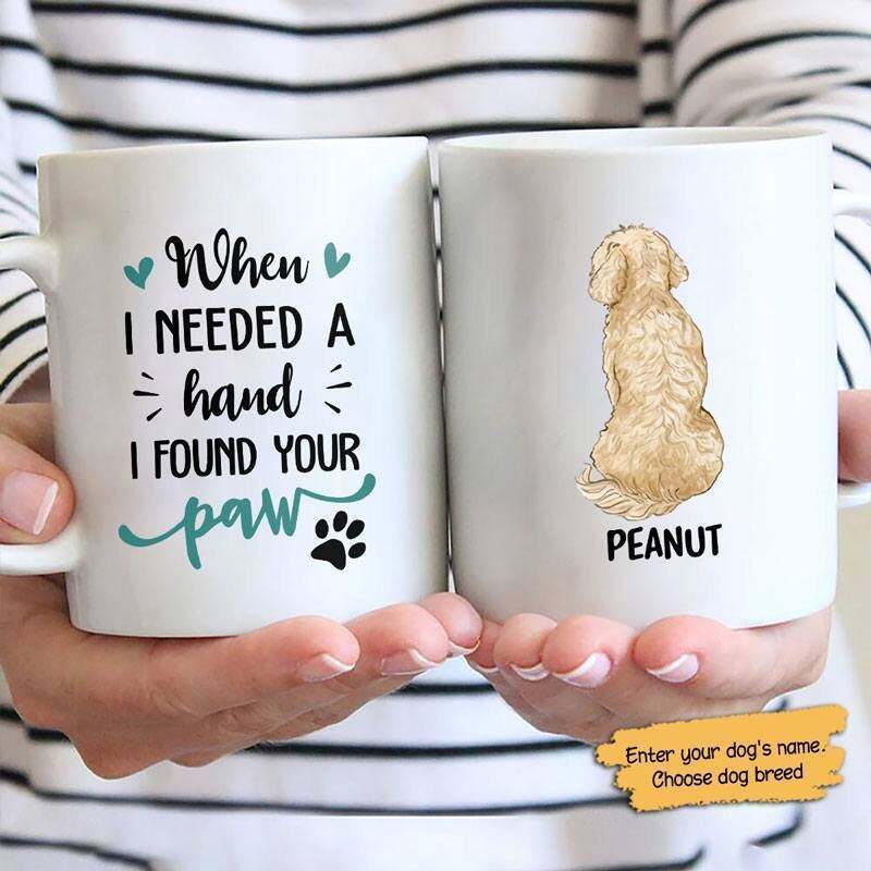 I Found Your Paw Personalized Coffee Mug Funny Mug Personalized Custom Coffee