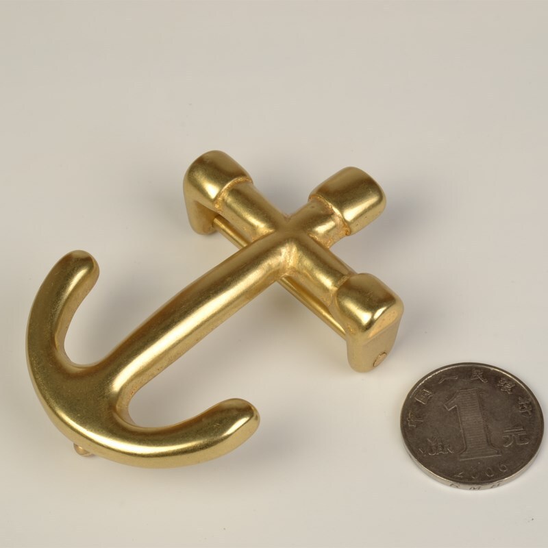 Men's Solid Brass Anchor shaped Belt Buckle Belt Buckles for 1.5