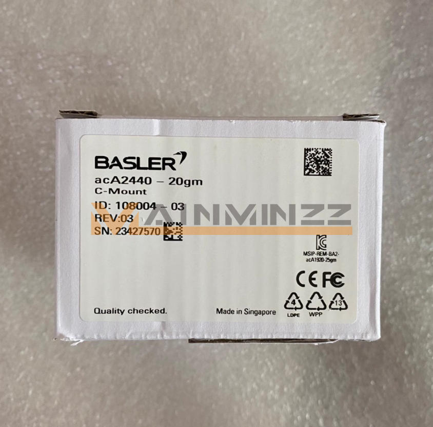 One New basler acA2440-20gm industrial camera