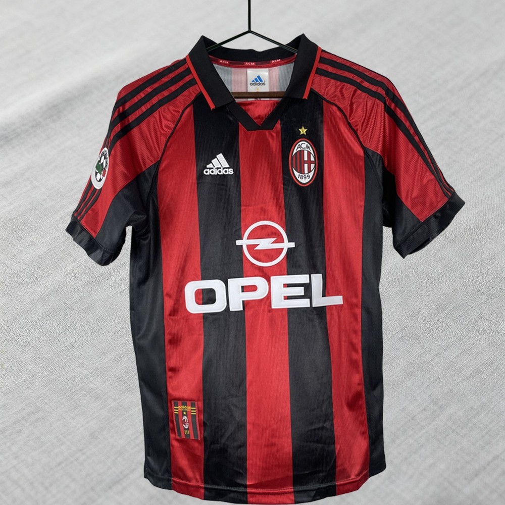 AC Milan 1998-99 Serie A Home Jersey – Maldini #3