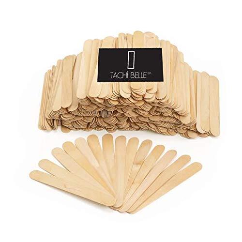Tachibelle 500 Piece Jumbo Craft Sticks, Premium Wood for Building, Mixing, a...
