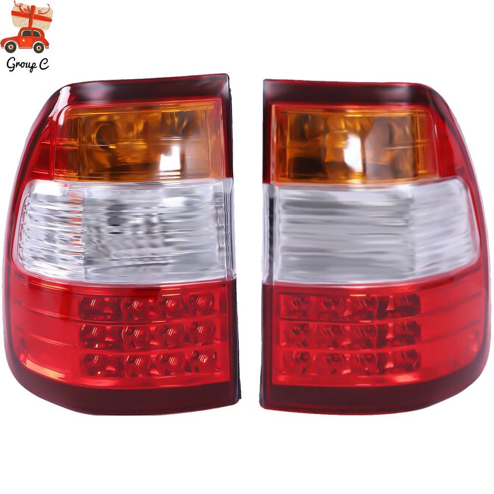 For Toyota Land Cruiser 1998-2007 1 Pair Outer Rear Tail Lights LED Left+Right