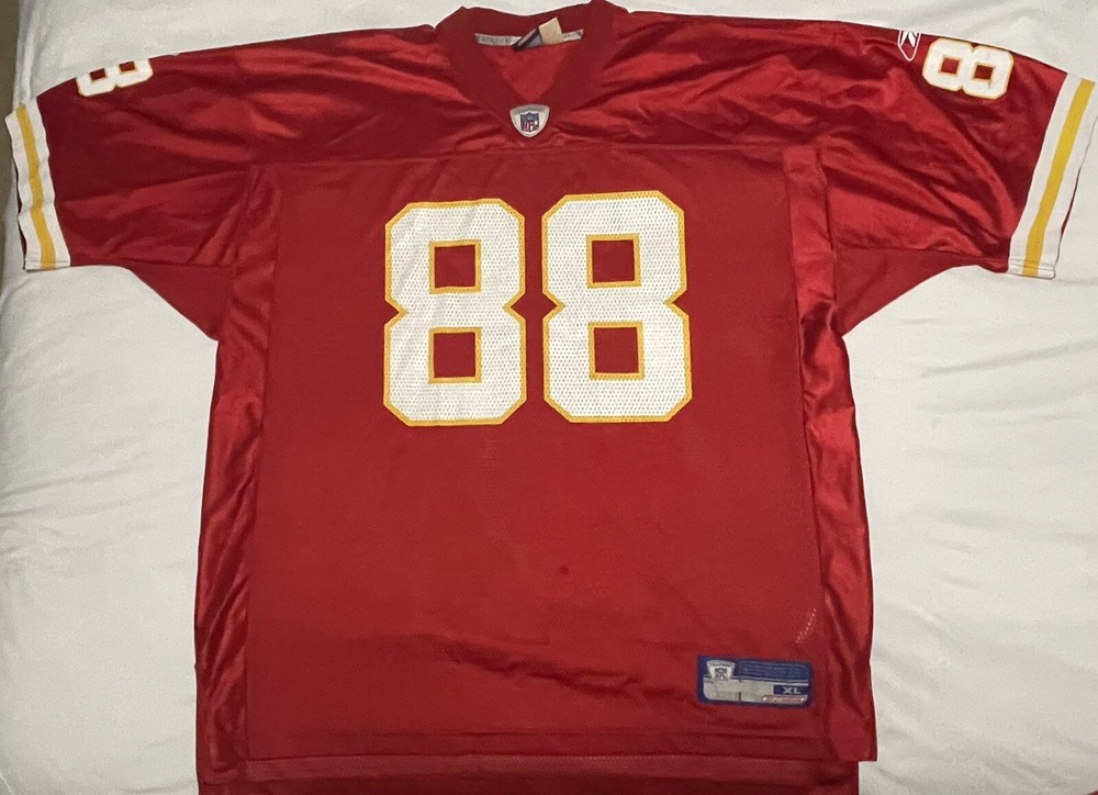Kansas City Chiefs Reebok Tony Gonzalez XL On-Field Screen Printed Jersey