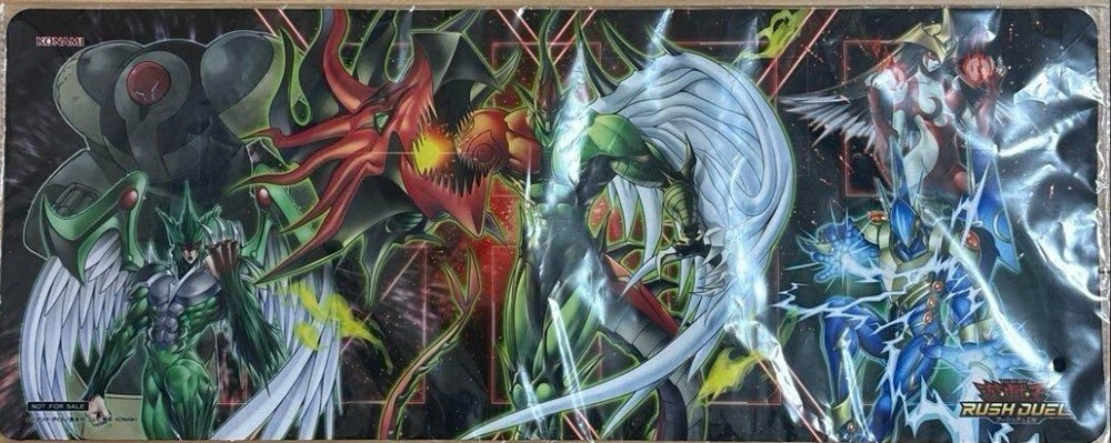 YuGiOh Rush Duel E HERO Official Playmat Replacement Game Day Mat