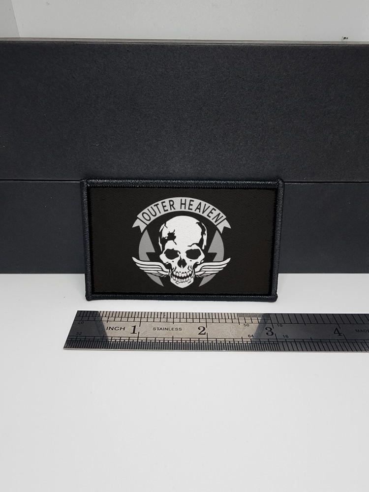 Fox Hound vs Outer Heaven Metal Gear Tactical Morale Patch 2x3 Inch