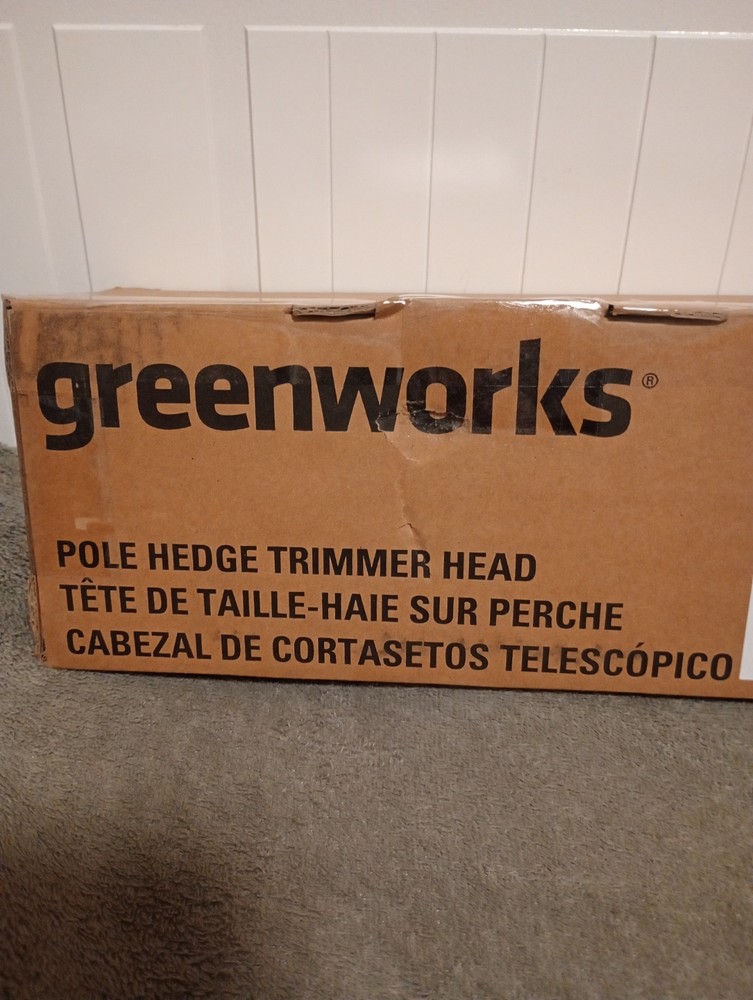 New Unopened Greenworks 16-Inch Cordless Hedge Trimmer Attachment 2970002  