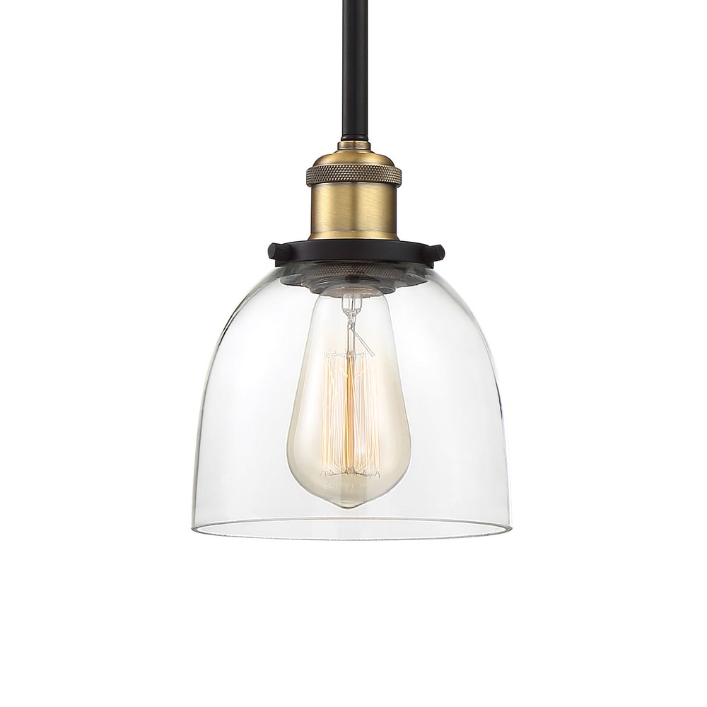 Bronze Bryson 6-inch Single Light Mini Pendant by Designers Fountain 92630