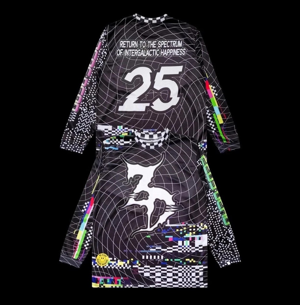 ZEDS DEAD - GLITCH MOTO JERSEY SIZE Small S EDM RAVE