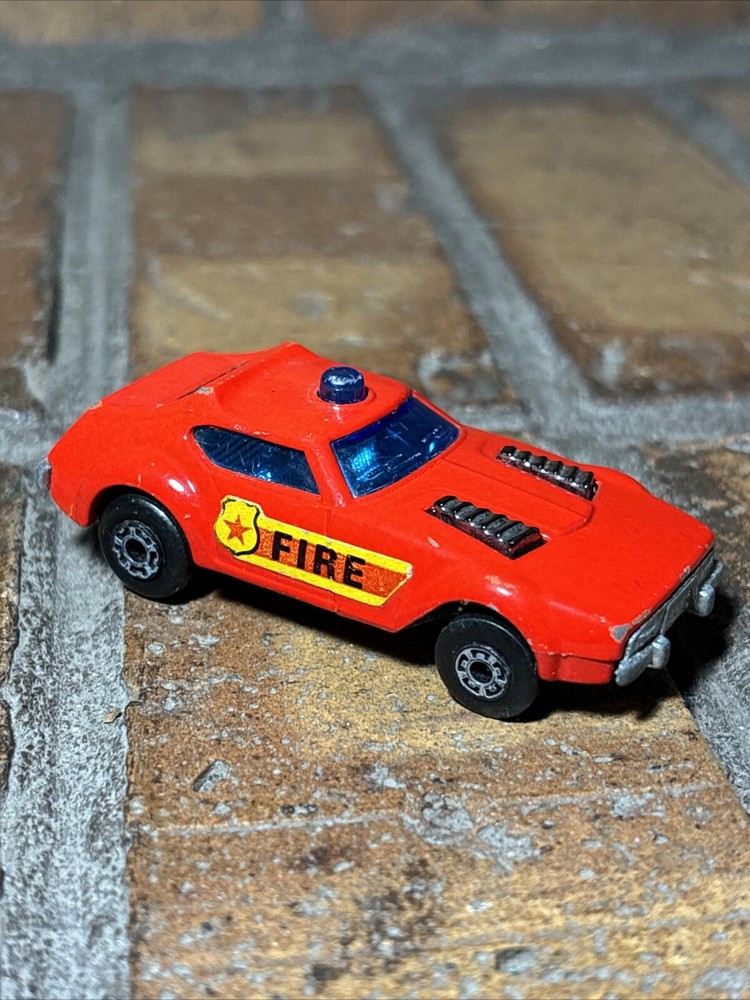 Vintage ✅ 1976 Matchbox Fire Chief No 64 Red 1:64 Superfast ✅ Made In England
