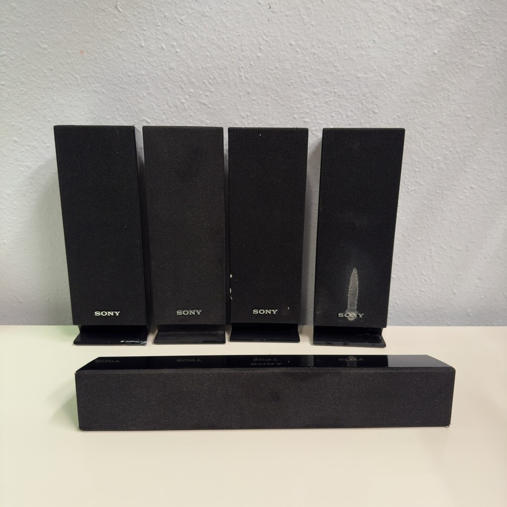 5 Piece Sony Surround Sound Speaker System Set SS-CTB101 & SS-CTB101