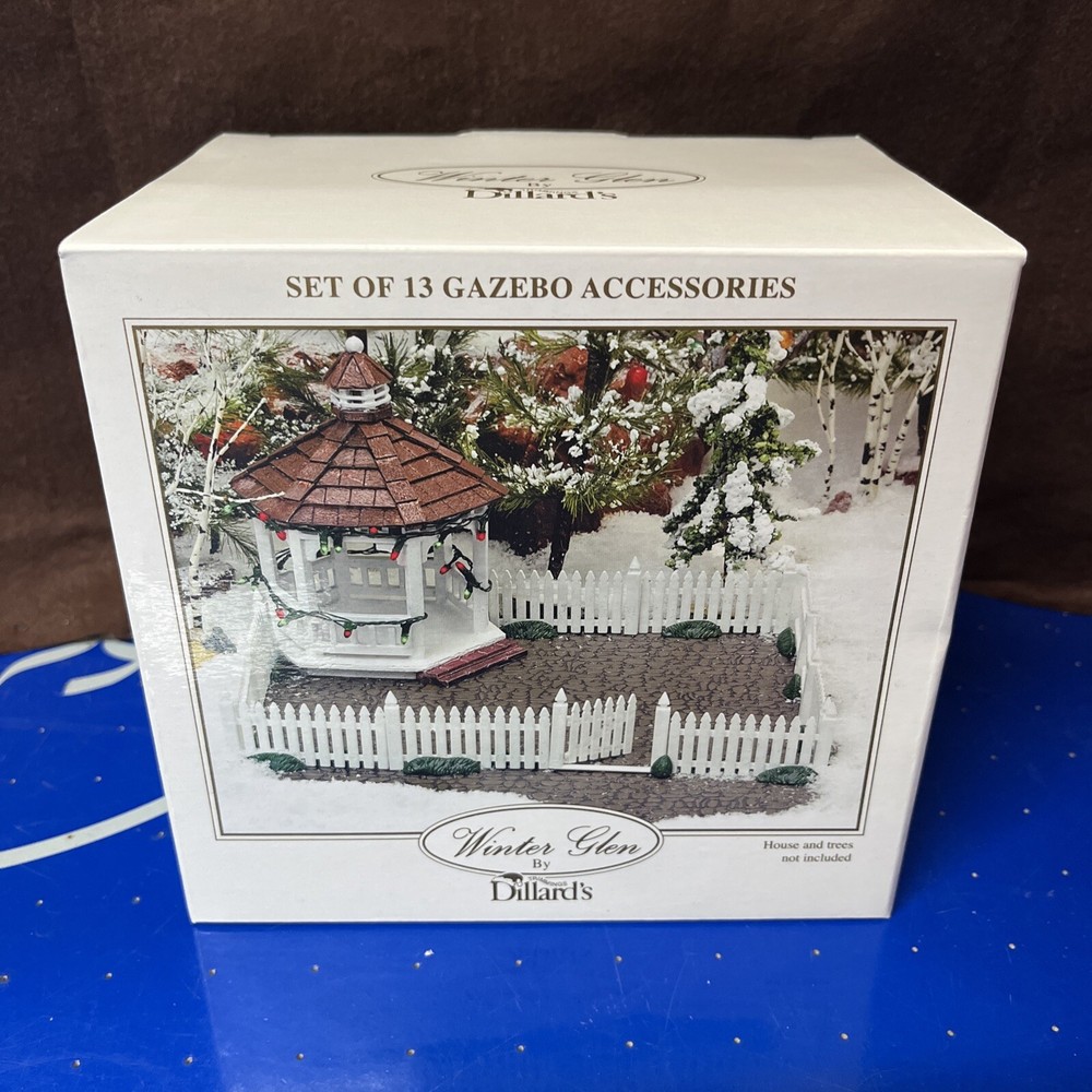 Lemax Winter Glen 13-Piece Gazebo Christmas Decor Set by Dillards