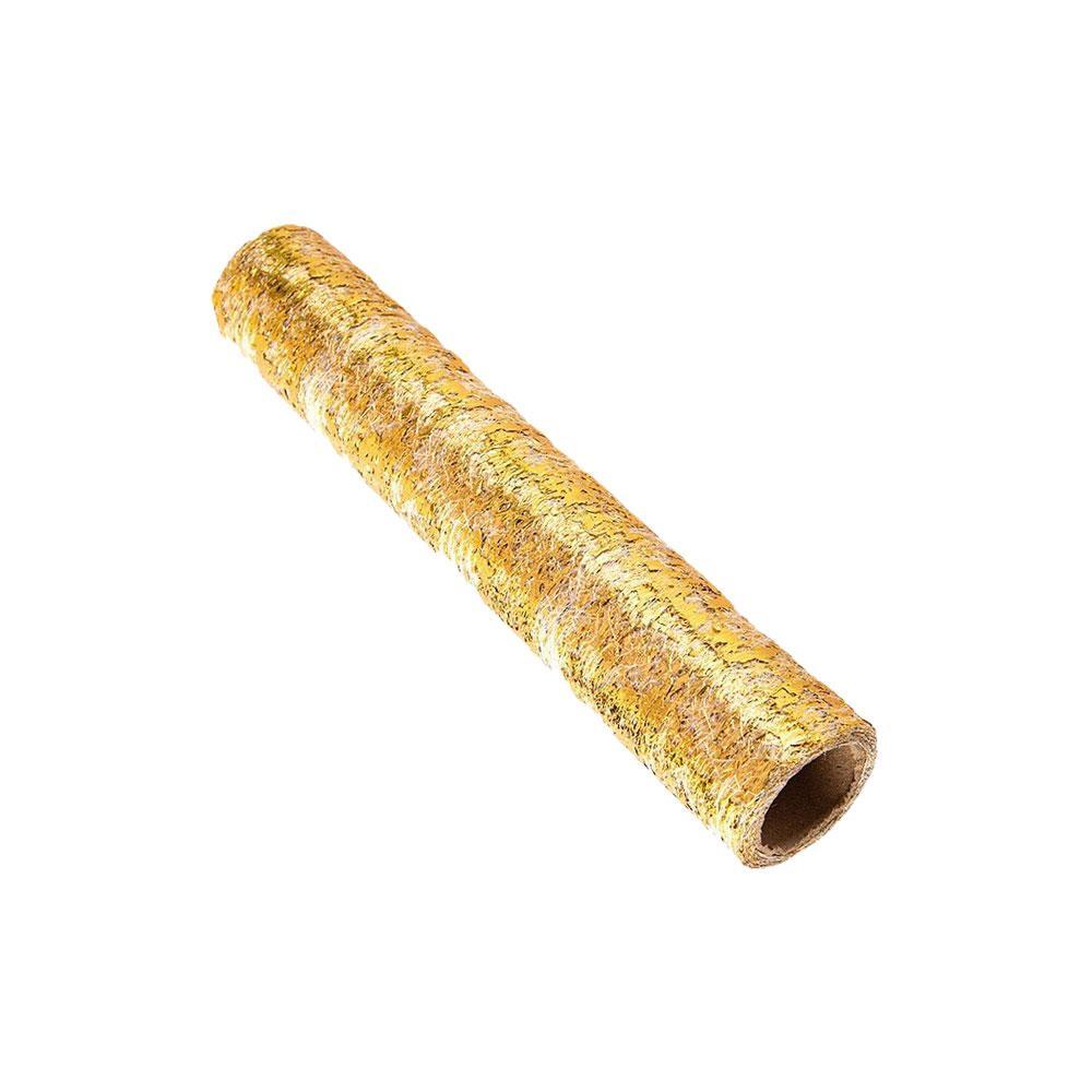 Gold Glitter Mesh Table Runner 11 Inch x 49 Feet Perfect for Weddings and