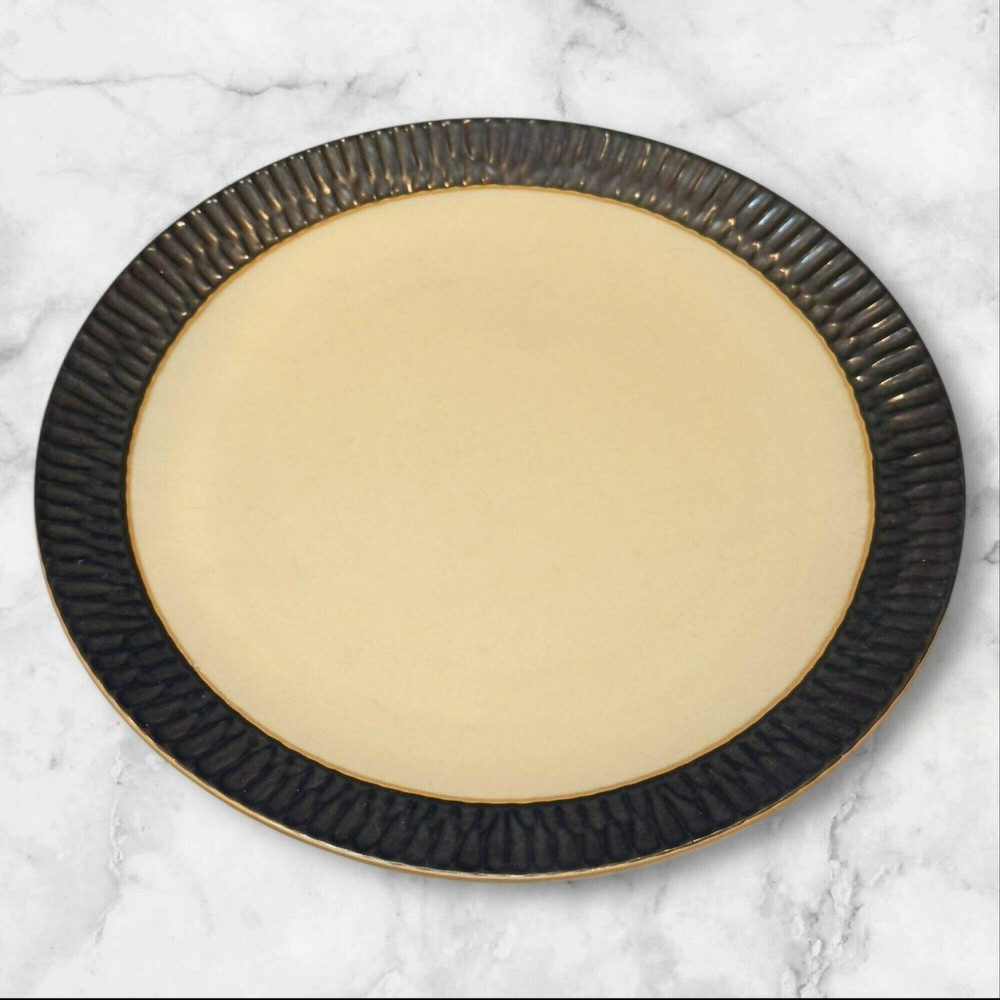 Crate & Barrel Scavo Dinner Plates | Set of 5 | Great Condition | Pre-Owned