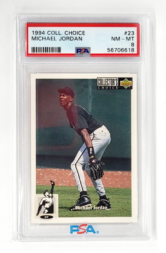 PSA Graded Mint 1994 Michael Jordan White Sox RC Card #23 Collector's Choice Baseball  