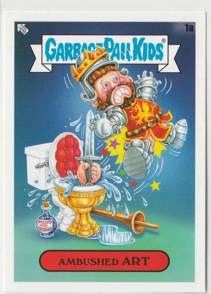 Ambushed Art Garbage Pail Kids GPK 2022 Book Worms Trading Card