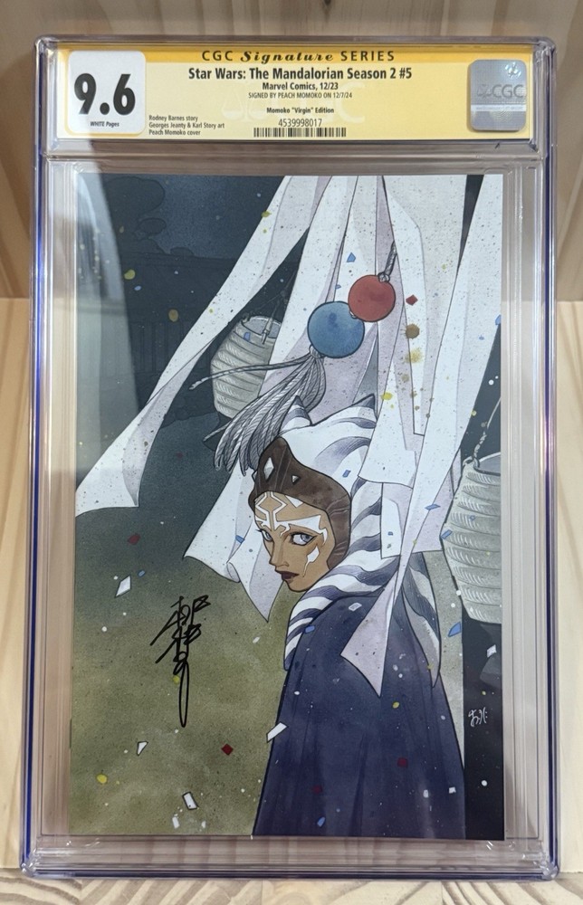 THE MANDALORIAN SEASON 2 #5 NM Signed PEACH MOMOKO EXCLUSIVE MARVEL RARE! 🔥🔥