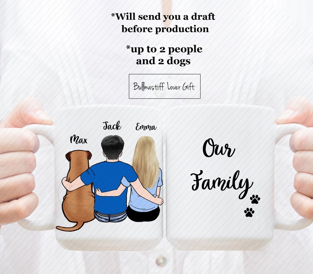 Custom Bullmastiff Mug Bullmastiff Dad Mug Bullmastiff Mom Mug Bullmastiff Lover