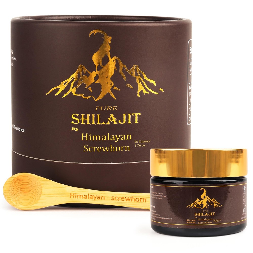 Organic High-Potency Pure Himalayan Shilajit for Men & Women