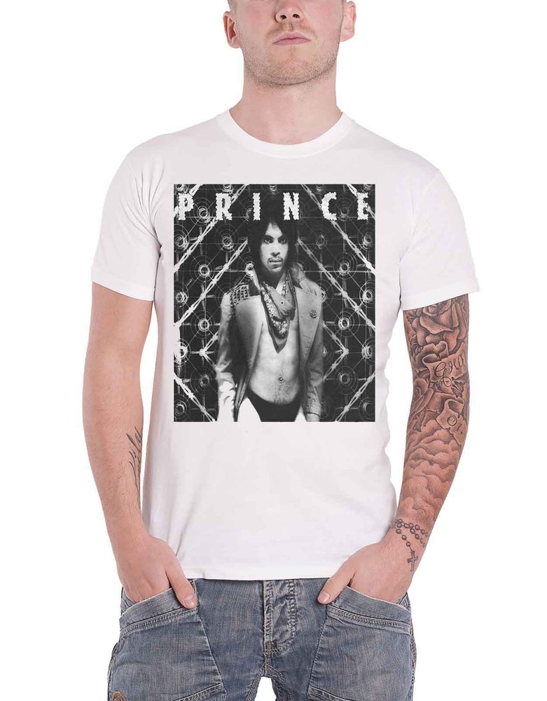 Prince Dirty Mind Album Cover Logo Official Men’s White T-Shirt