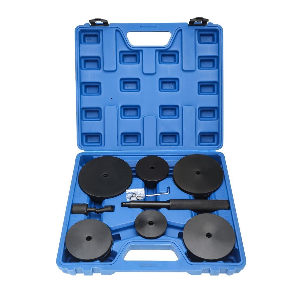 21Pcs Extra Large 70-150mm Bearing Seal Ring Driver Kit Hydraulic Press Tool Set