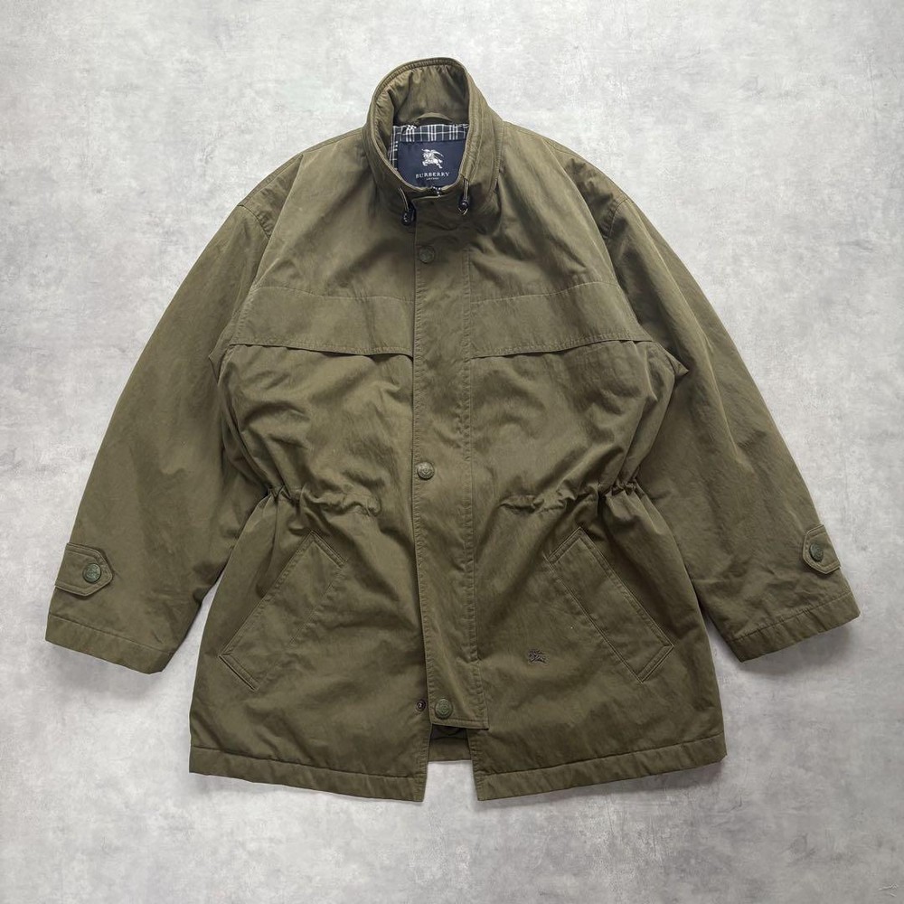 Burberry Blouson Nova Check Drawcord Logo Khaki Af87